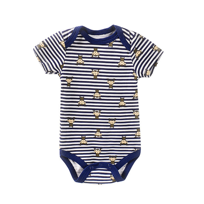 Short-sleeved Bodysuit Romper Newborn Clothes Onesies Monkey