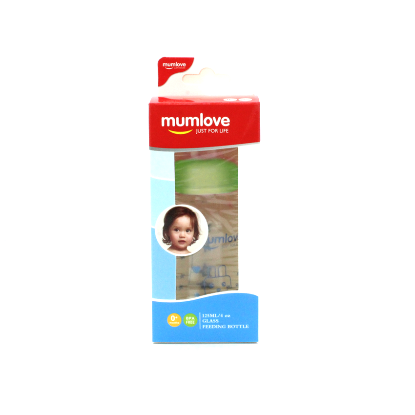 Glass Feeding Bottle 125ml/4 oz B0397