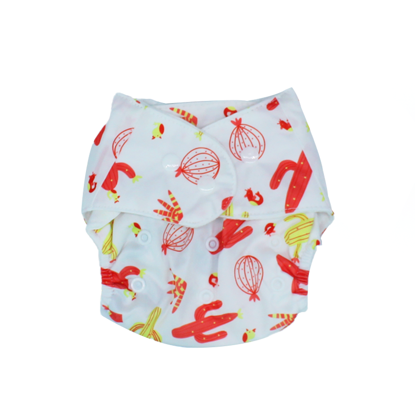 Baby Printed Snap Button Diapers DB-957