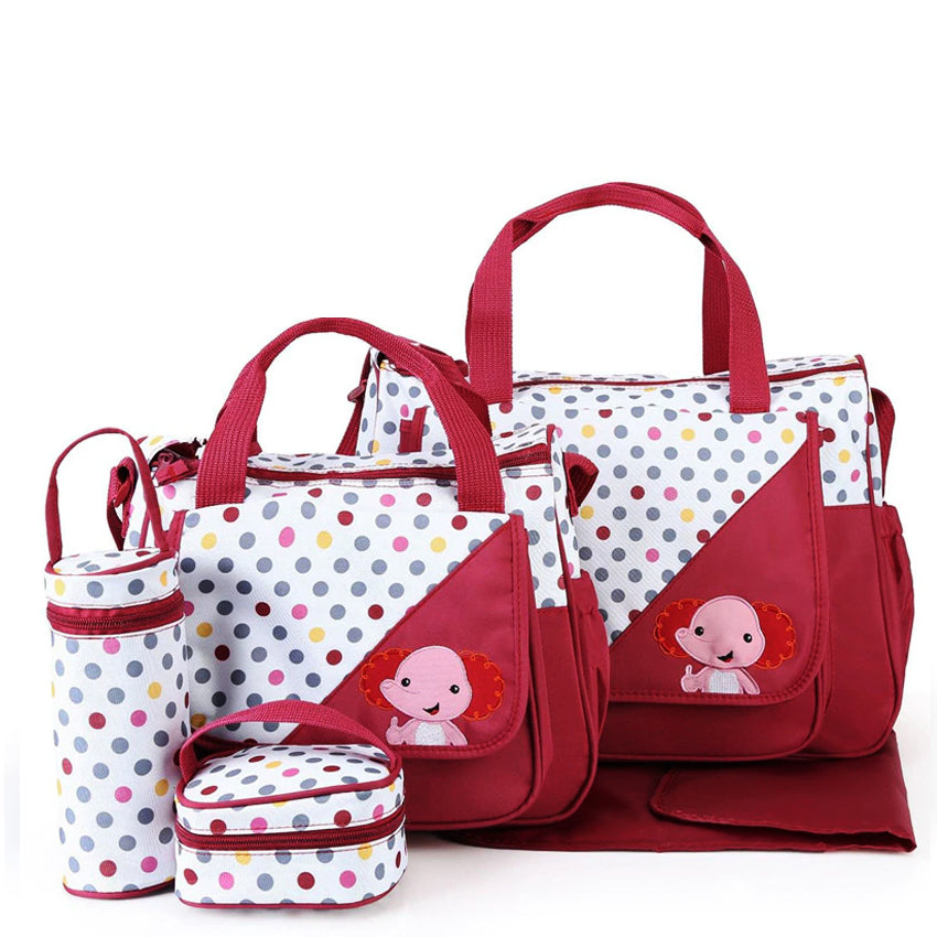 5PCS Baby Diaper bag One Shoulder Baby Bags 10040