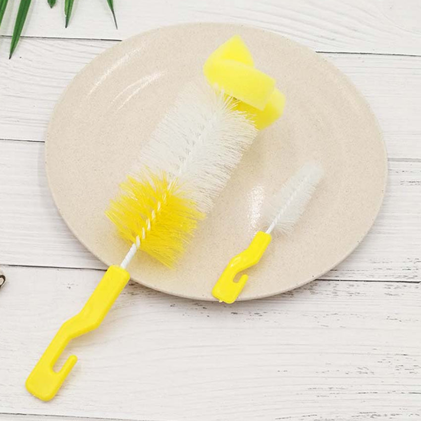 2Pcs/set Baby Nipple Milk Bottle Cup 360 Degree Sponge Cleaner YX-211