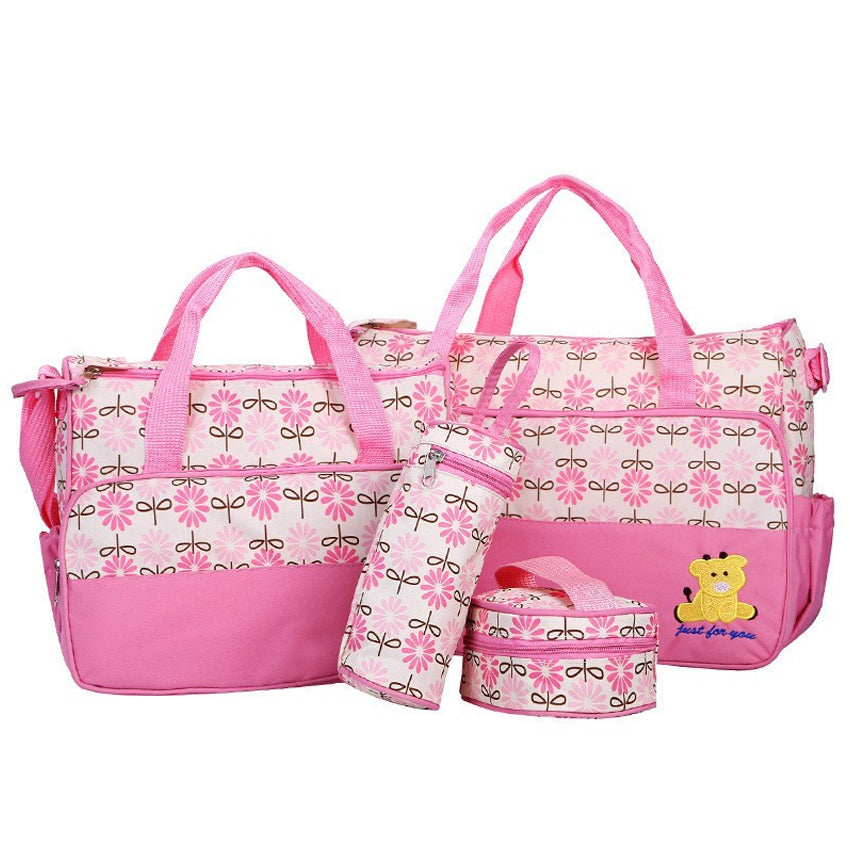 5PCS Baby Diaper bag One Shoulder Baby Bags 8816E