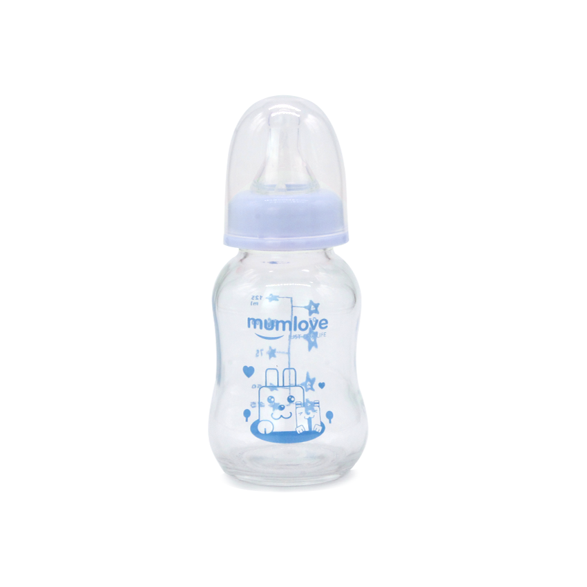 Glass Feeding Bottle 125ml/4 oz B0397