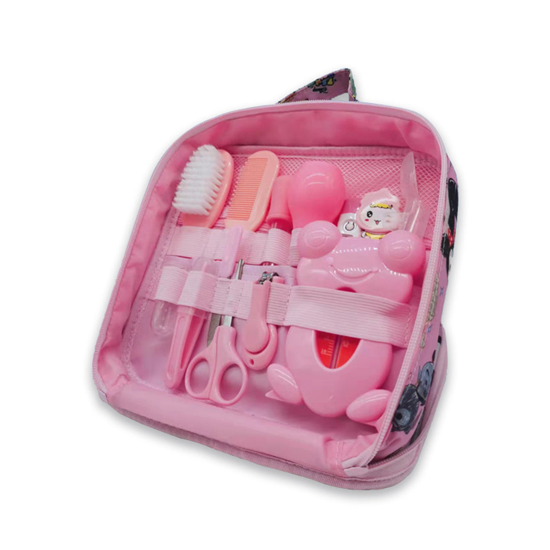 13pcs Baby Care Cloth Bag Set Nasal Aspirator Nail Scissors Cleaning Care