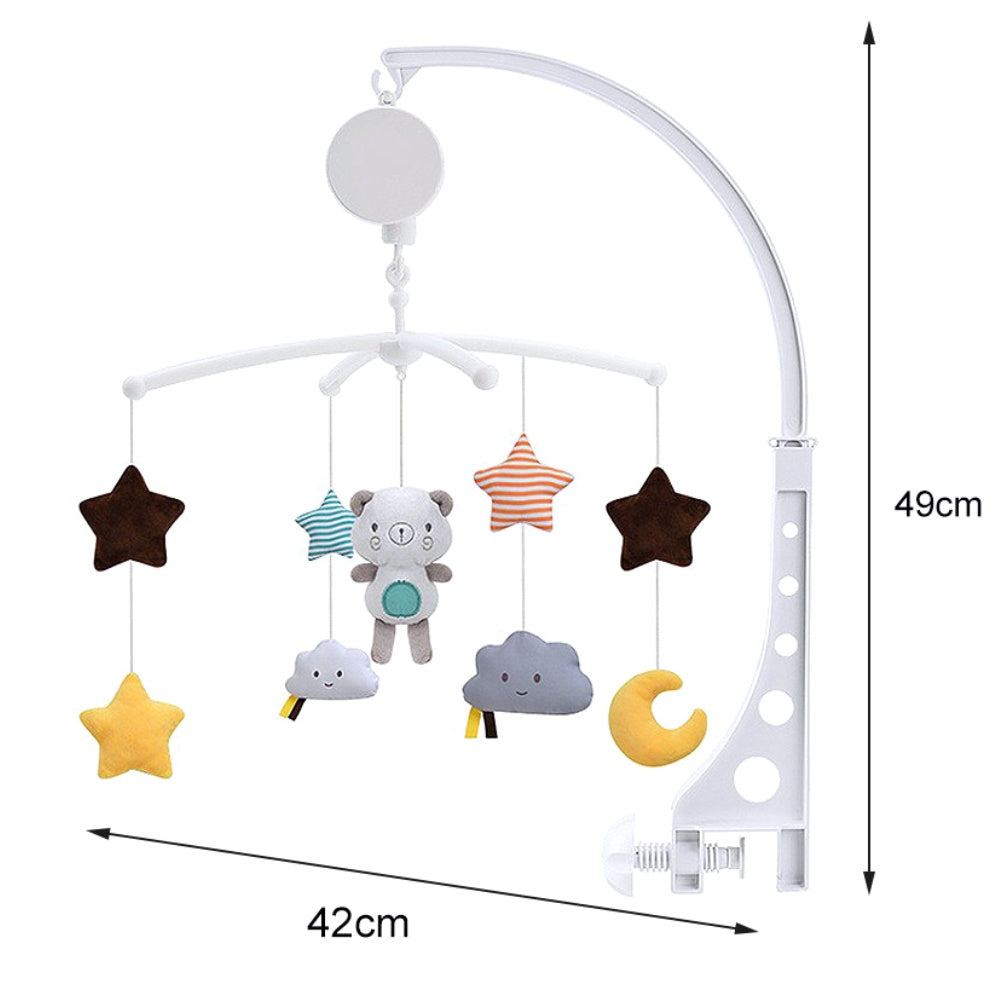 Baby bed bell rattle toy 0-18 months music bedside comfort toy