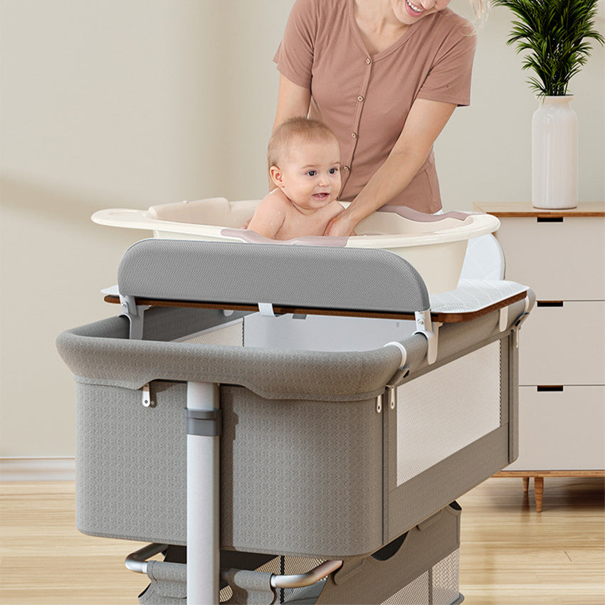 Crib diaper table newborn baby changing table bath table