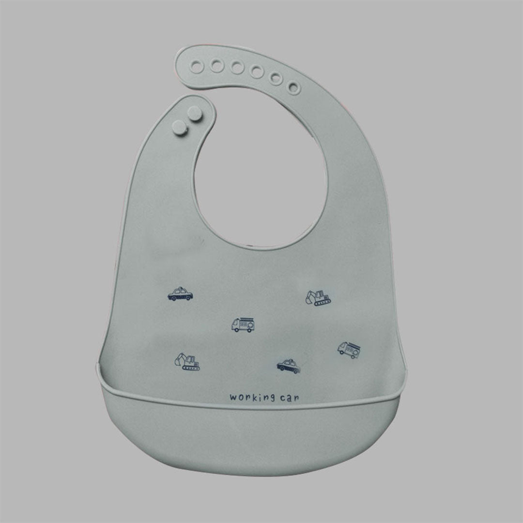 Baby waterproof eating bib mat set