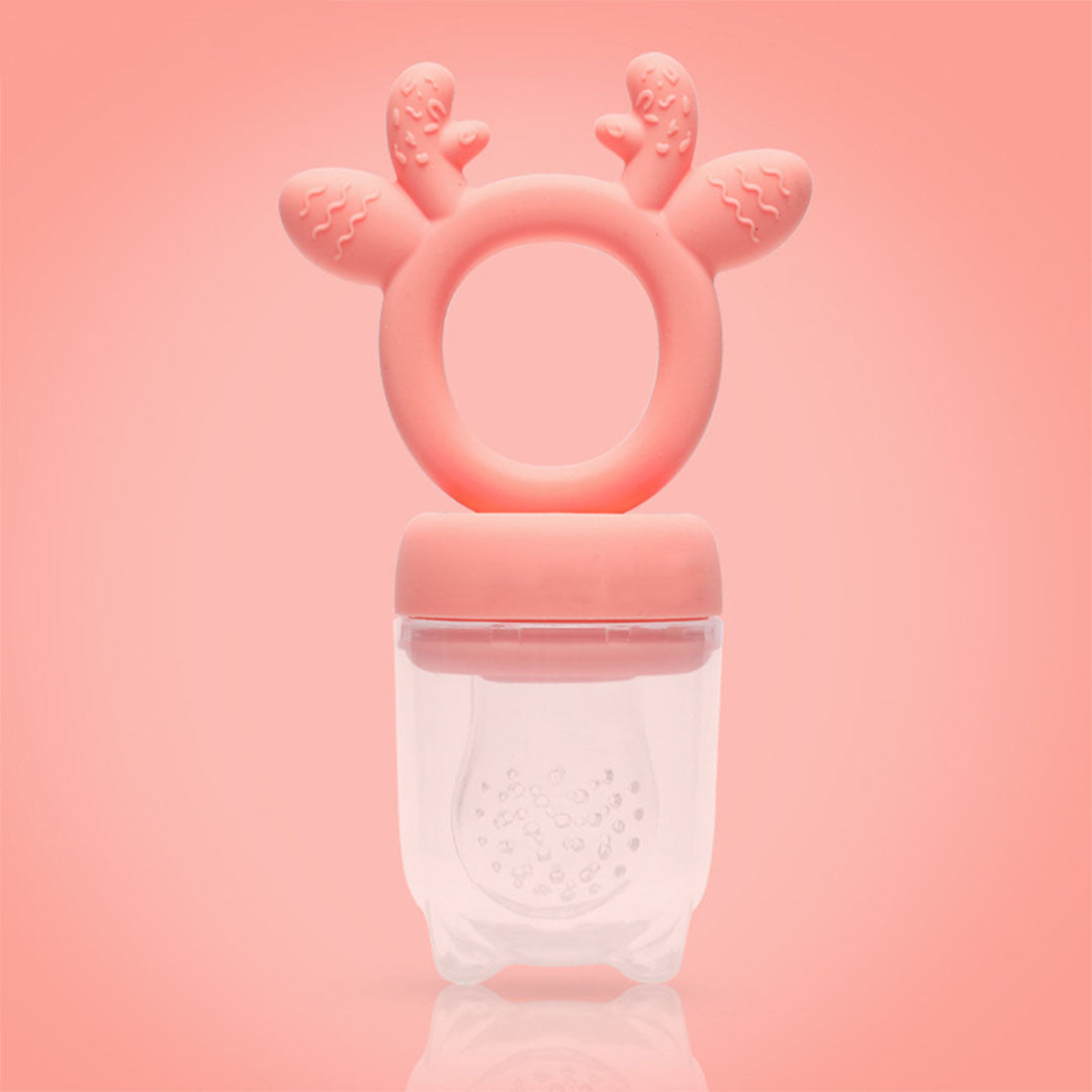 Silicone teether baby fruit bite food supplement