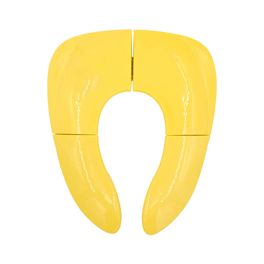 Folding Travel Potty Seat Fits Round & Oval Toilets Non-Slip Suction Cup 35x29cm