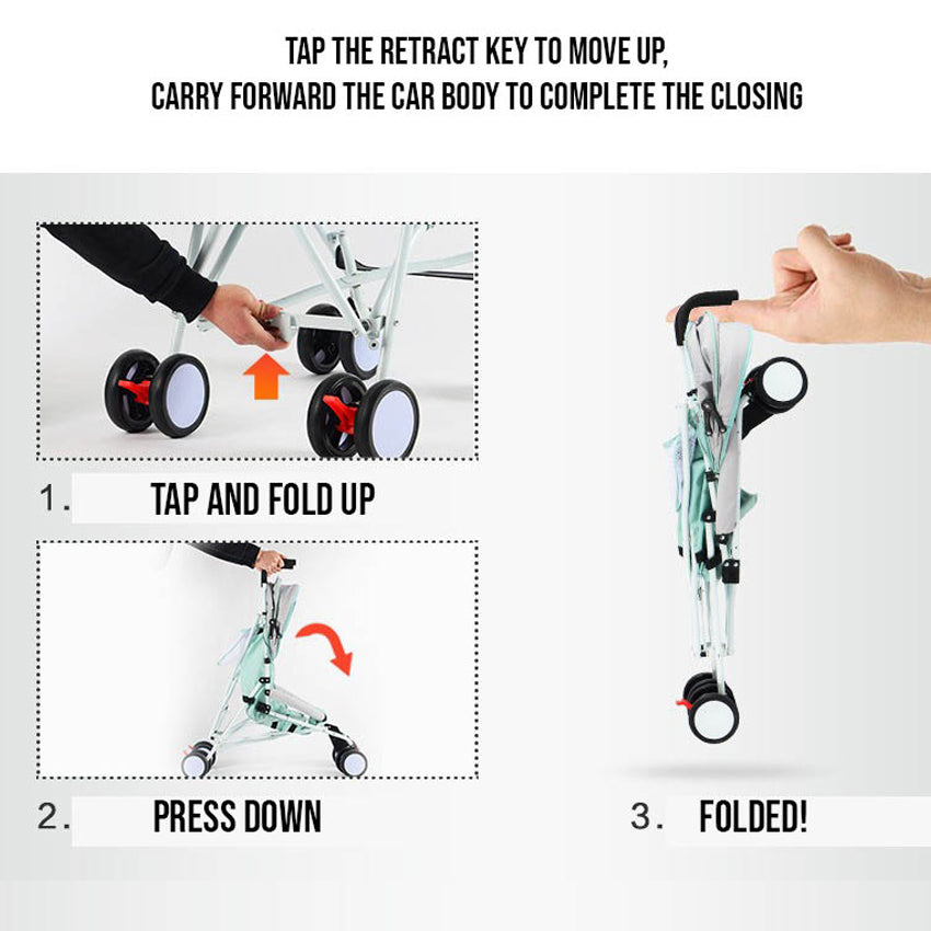 Umbrella Handle 701 Edition Baby Stroller with Cloth Pad Chair