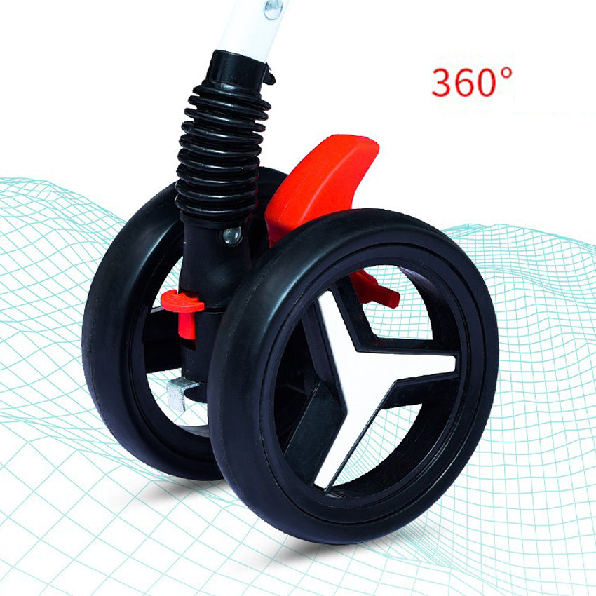 Standard 300D Type B Half Canopy White Tube-1 Edition Baby Stroller