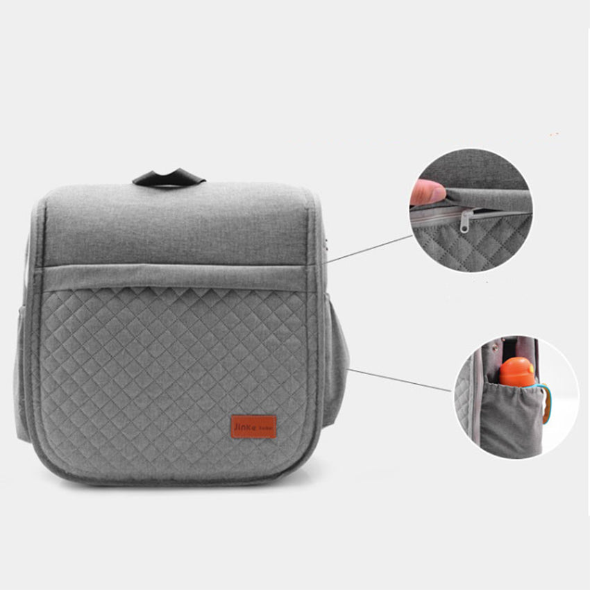 Crib middle bed newborn crib folding portable bionic bed mummy bag backpack