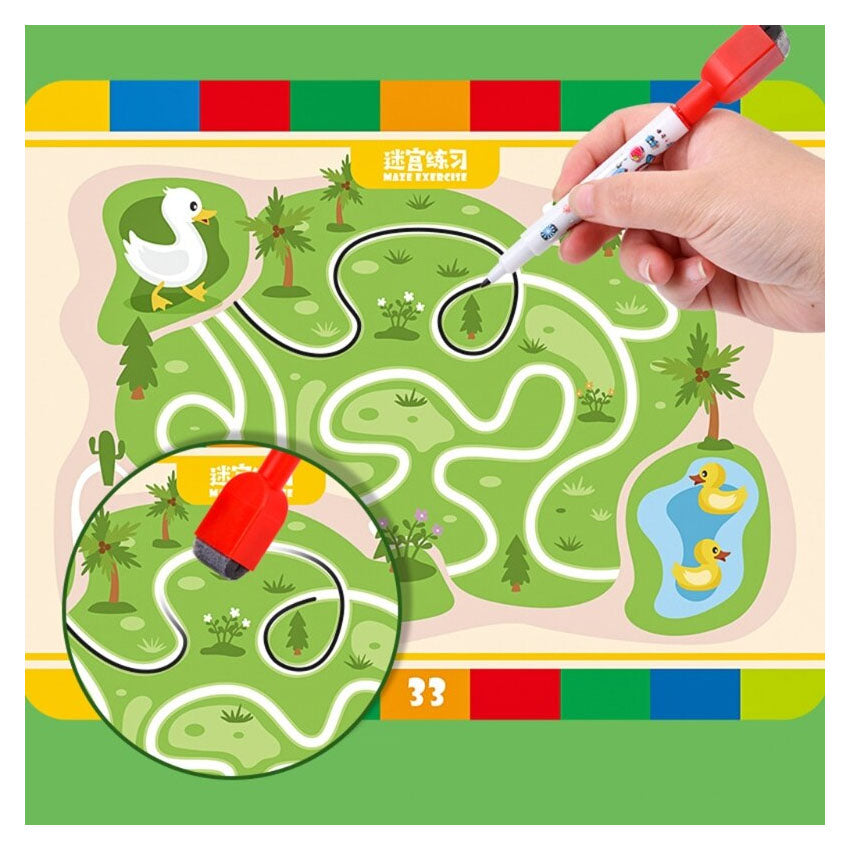 Erasable Pen Control Training Kindergarten Puzzle