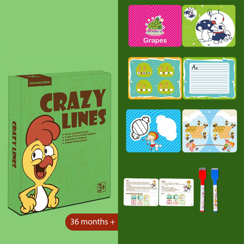 Erasable Pen Control Training Kindergarten Puzzle