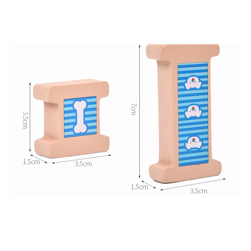 Puppy stacking high building blocks balancing toy
