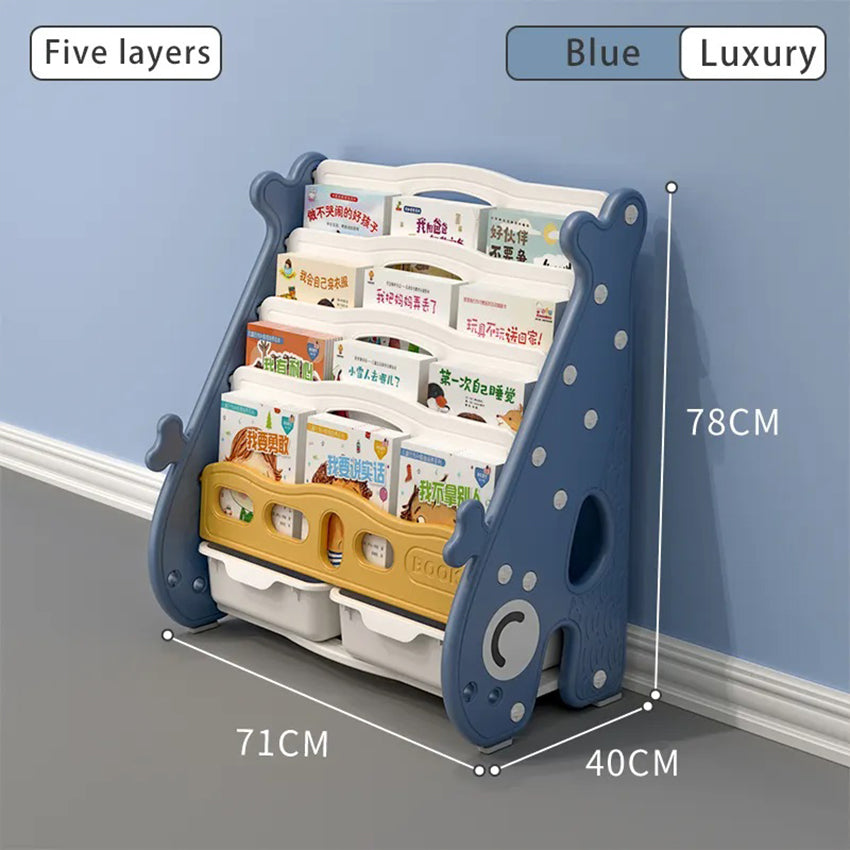 Children's Bookshelf Simple Bookshelf Storage Rack Baby Bookcase Rack