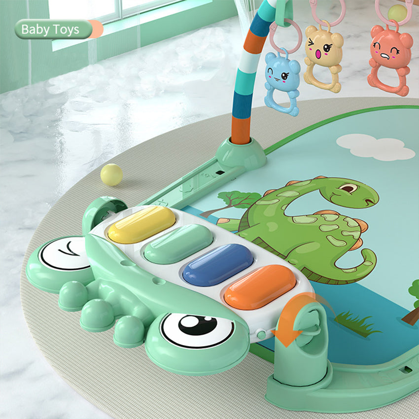 Baby Fitness Frame Music Pedal Piano Toy 0-36 Months Game Mat