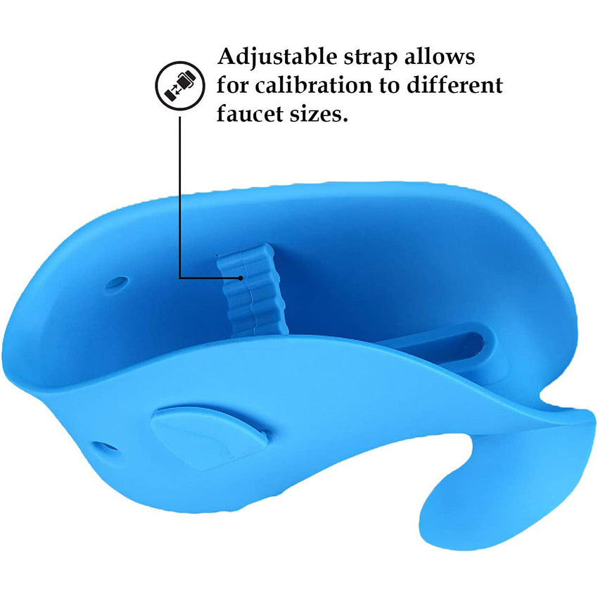 Silicone whale faucet protective cover for children bathing