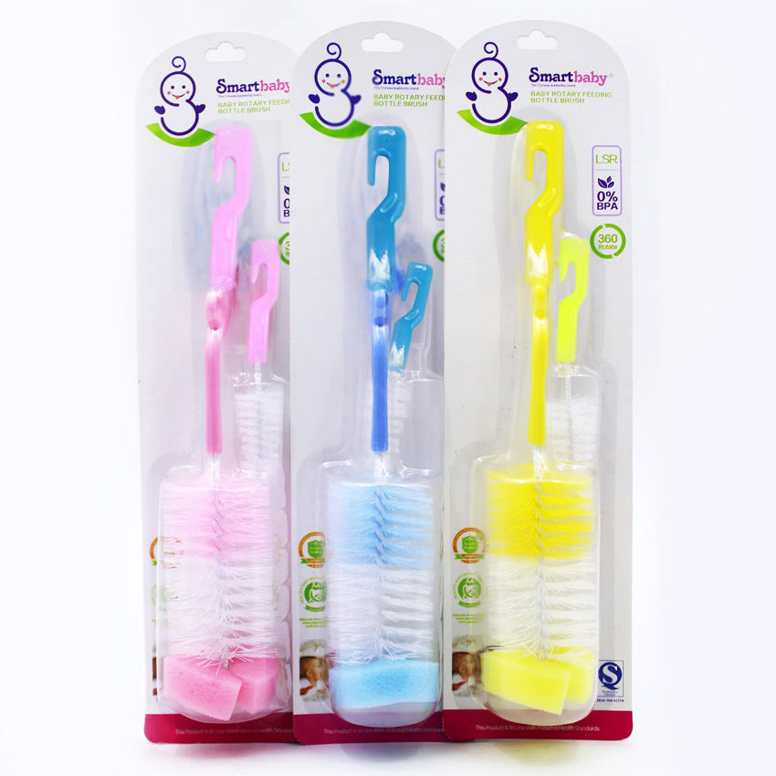 2Pcs/set Baby Nipple Milk Bottle Cup 360 Degree Sponge Cleaner YX-211