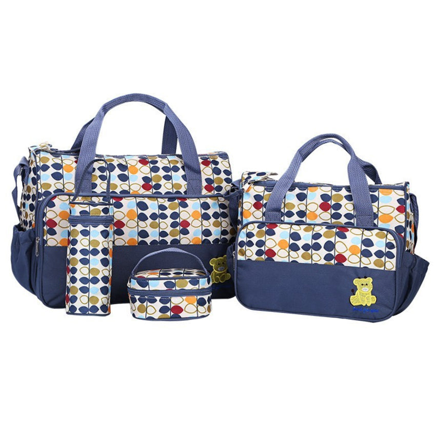5PCS Baby Diaper bag One Shoulder Baby Bags 8816E