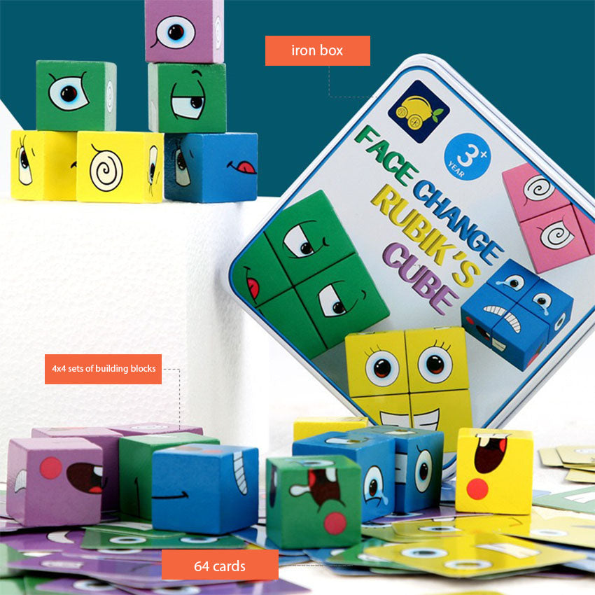 Face changing Rubik's cube