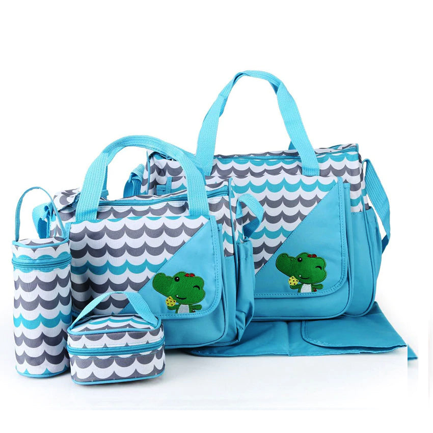 5PCS Baby Diaper bag One Shoulder Baby Bags 10040