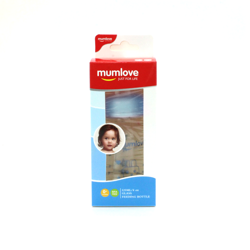 Glass Feeding Bottle 125ml/4 oz B0397