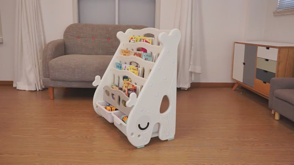 Children's Bookshelf Simple Bookshelf Storage Rack Baby Bookcase Rack